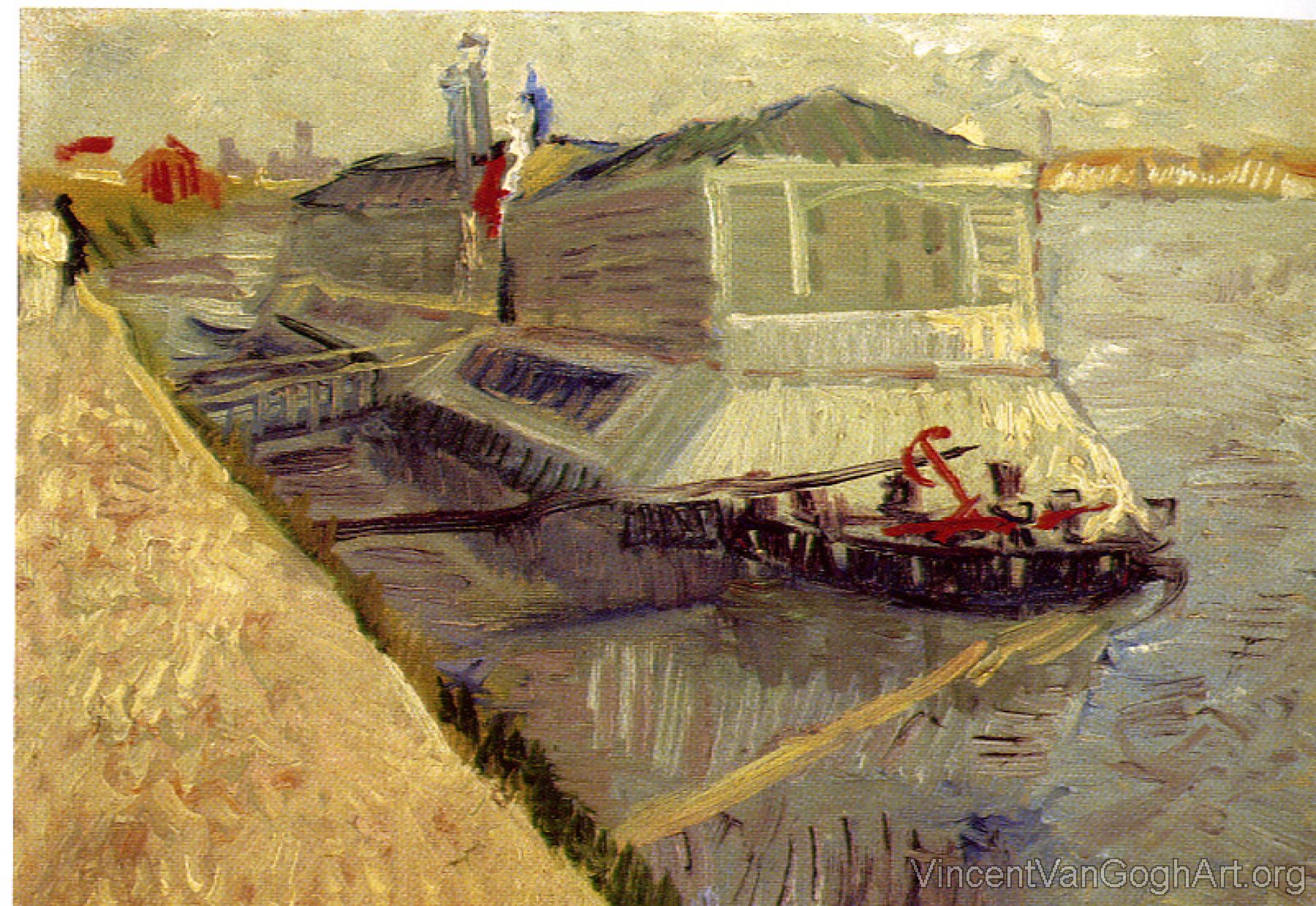 Bathing Boat on the Seine